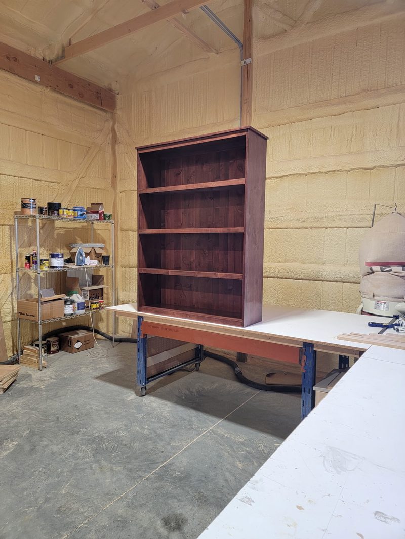 Custom book shelf — 31:6 Woodworks